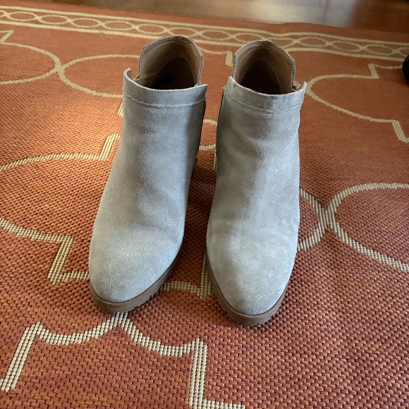 Grey Lucky Brand Ankle Bootie - Picture 1 of 5